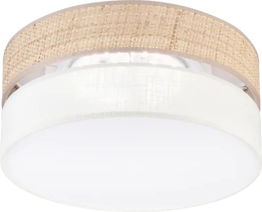 Plafonieră LED SIRJA BOHO LED/20W/230V, Ø 35 cm, bej/crem