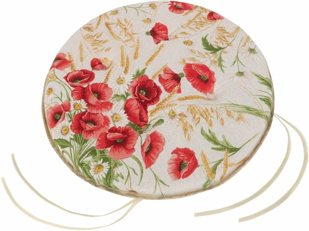 Pernuță rotundă netedă Bellatex Ivo Mac, 40 cm