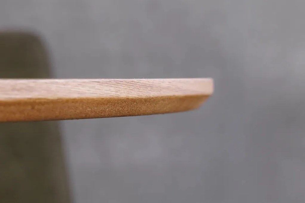 Masa rotunda cu furnir de stejar ATELIER 120cm