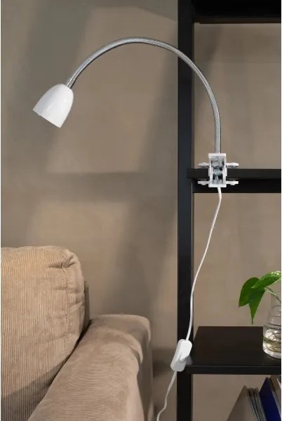 Lampă de masă LED cu clemă Markslöjd 106091 TULIP LED/3W/230V albă