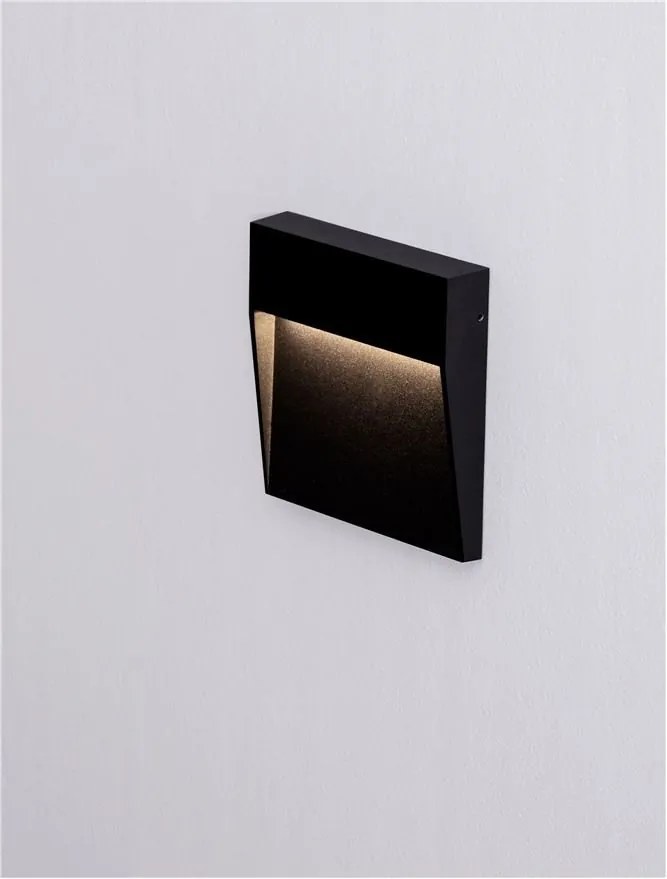 Aplica neagra LED pentru exterior protectie IP54 FEM