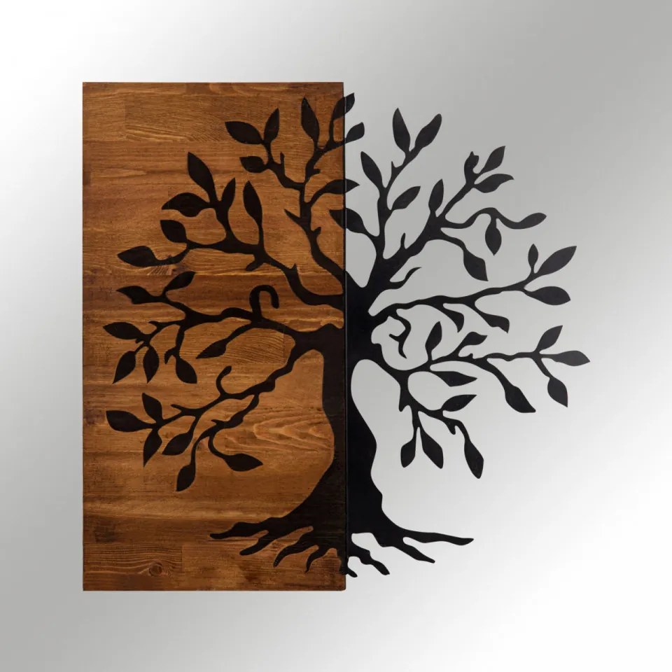 Accesoriu Decorativ de Perete Agac, Lemn