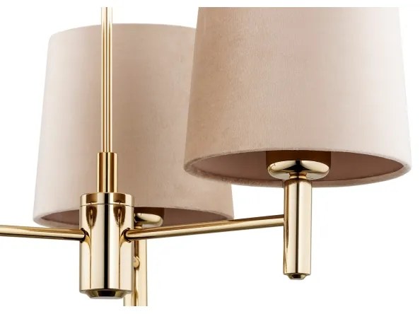 Lustră pe tijă PONTE 3xE27/15W/230V bej Argon 6109