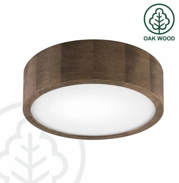 Plafonieră LED Brilagi CARVALHO 1xE27/60W/230V stejar nuc d. 27 cm