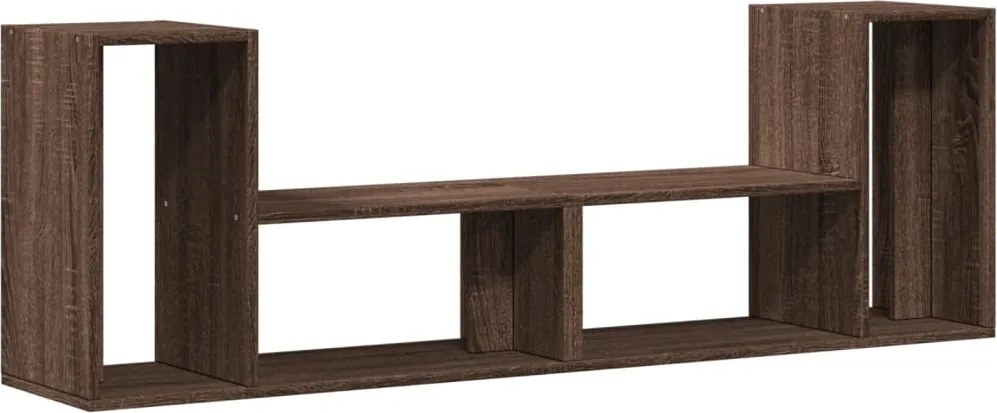 vidaXL Dulap TV, 2 buc., stejar maro, 75x30x50 cm, lemn prelucrat