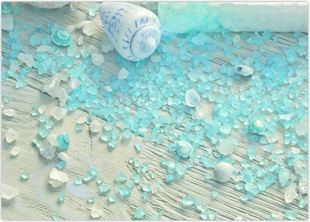 Tablou - Atmosfera de litoral în nuanțe turcoaz (70x50 cm)