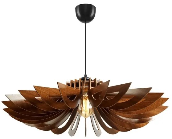 Lustră pe cablu 1xE27/60W/230V maro d. 68 cm