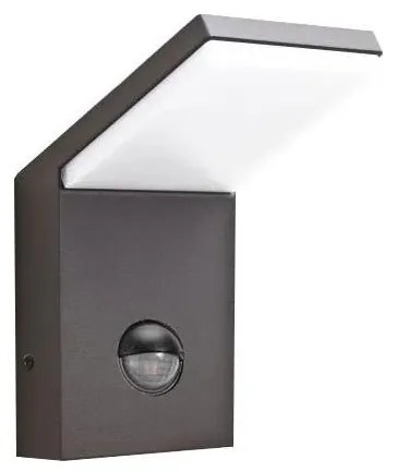 Ideal Lux - Corp de iluminat LED pentru exterior cu senzor STYLE LED/9W/230V CRI 90 IP54 antracit