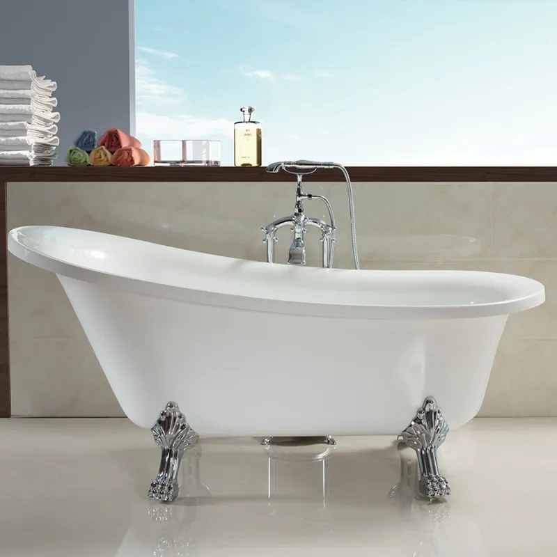 Cada baie freestanding, retro, Jully Bella Casa, acril, 170 x 70 cm