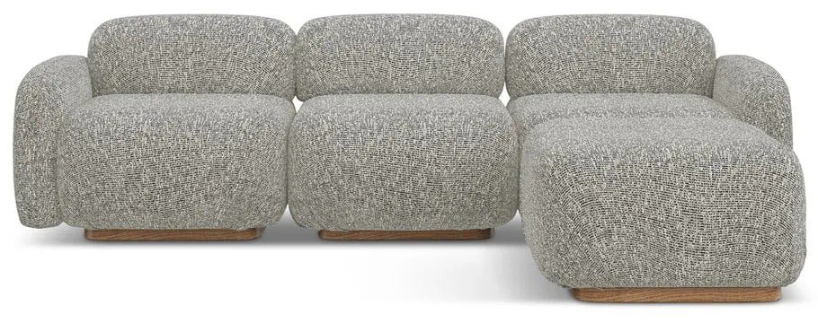 Colțar modular gri (cu colț variabil) Ailani – Makamii