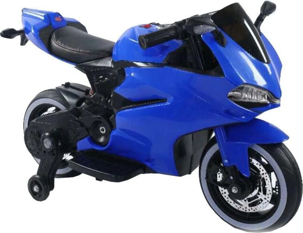 Motocicleta Electrica cu Acumulator Pentru Copii NOVOKIDS™ Napoleon Premium Motor, 3-7 ani, max 30 kg, Cu Sunete si Lumini LED, sa din piele,