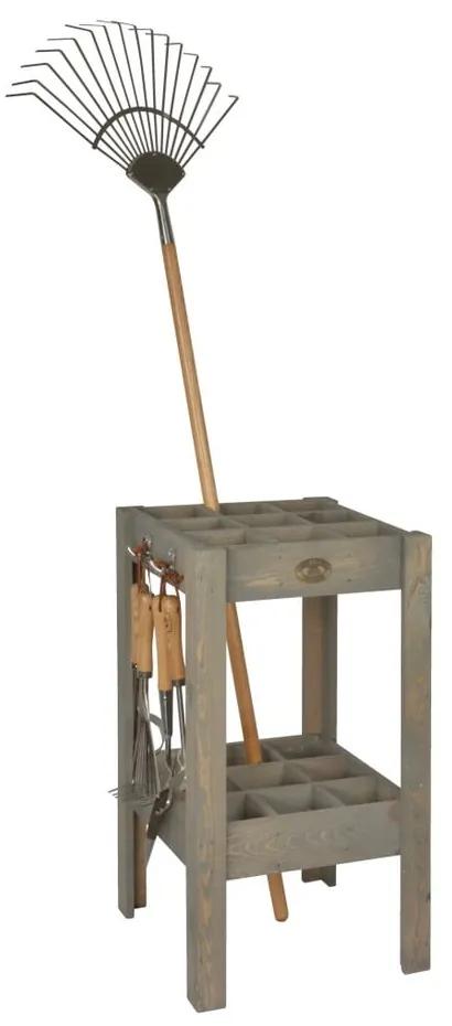 Suport din lemn de pin pentru unelte de grădinărit Esschert Design Stanley