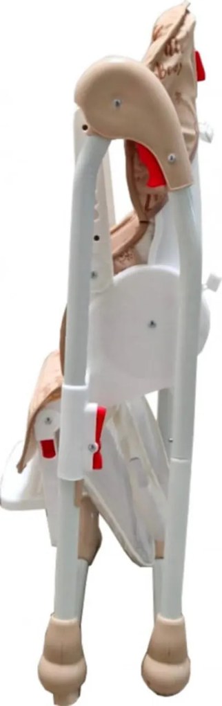 Scaun de masa pentru copii si bebe Baby Care™ CC reglabil in 3 trepte, Pliabil, Centura de siguranta, Sezut comfortabil, Masuta detasabila, Pozitie