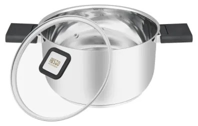 Resto - Oală ANSER cu capac, 3,2 l, 20 cm