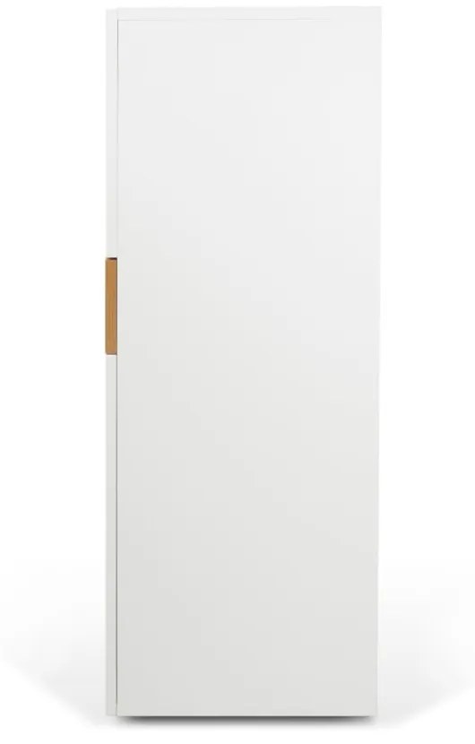 Birou cu dulap Focus White/Oak, 110 x 42 x 109 cm