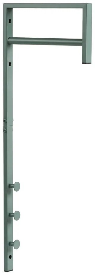 Cuier de perete verde mentă din metal 3 cm Trento – House Nordic