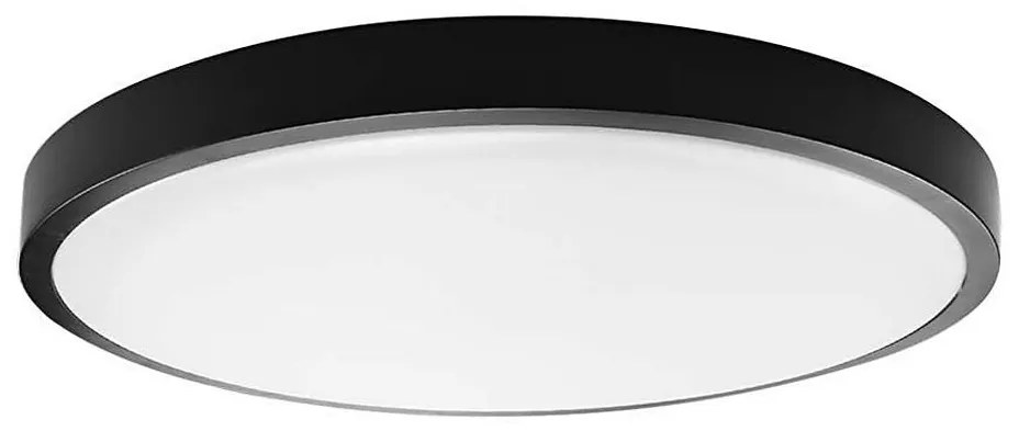 Plafonieră LED pentru baie LED/24W/230V IP44 3000K d. 29 cm negru