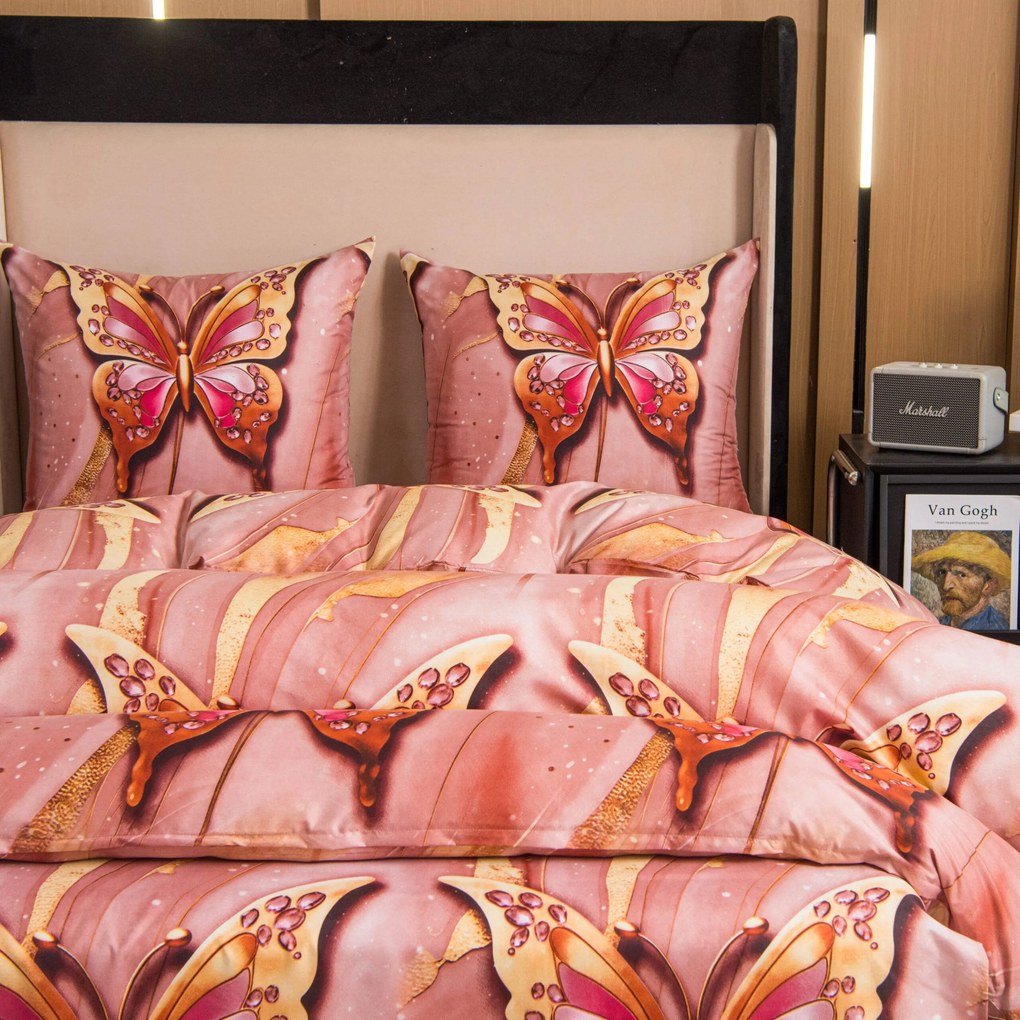 Lenjerie de pat din microfibra MONARELLE roz Dimensiune lenjerie de pat: 70 x 80 cm | 140 x 200 cm