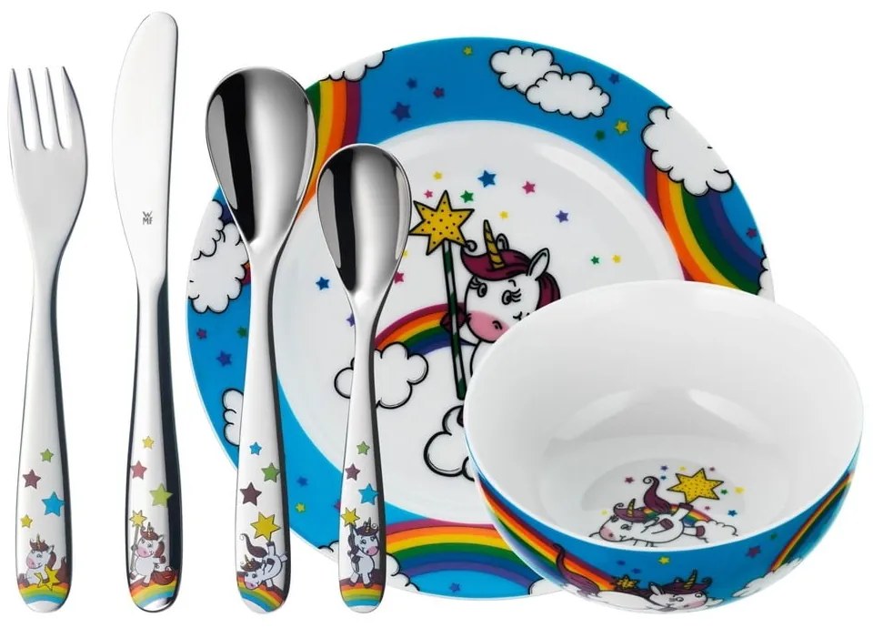 Set tacâmuri și veselă pentru copii WMF Unicorn