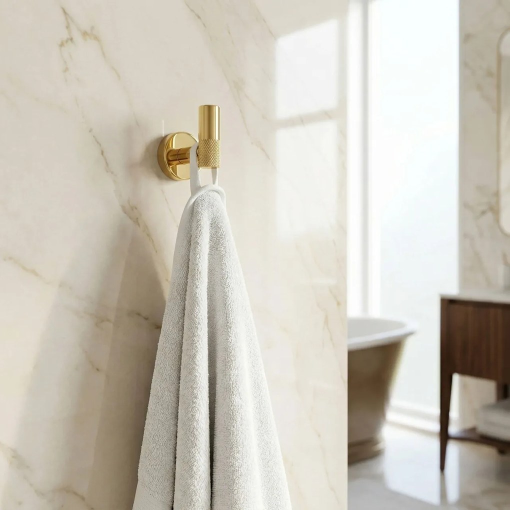 Cuier de baie 6606 Modern Gold