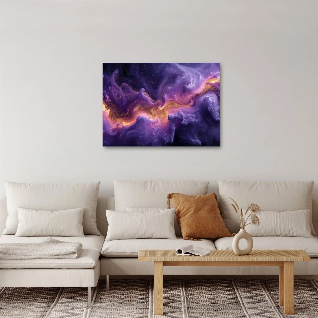 Tablou - Nebuloasa purpurie (70x50 cm)