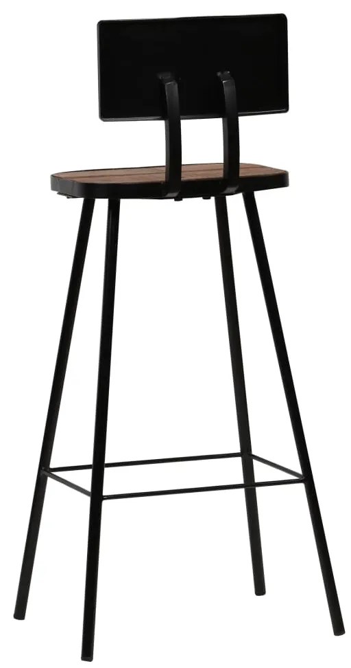 Set mobilier de bar, 3 piese, negru Negru, 3