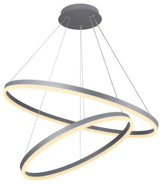 Lustră LED dimabilă pe cablu LED/100W/230V 3000-6500K + telecomandă