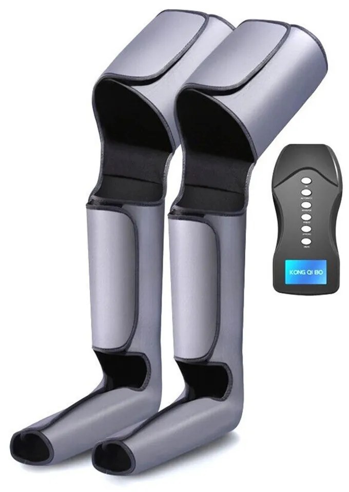 Aparat de masaj limfatic cu compresie pentru picioare, cu telecomanda