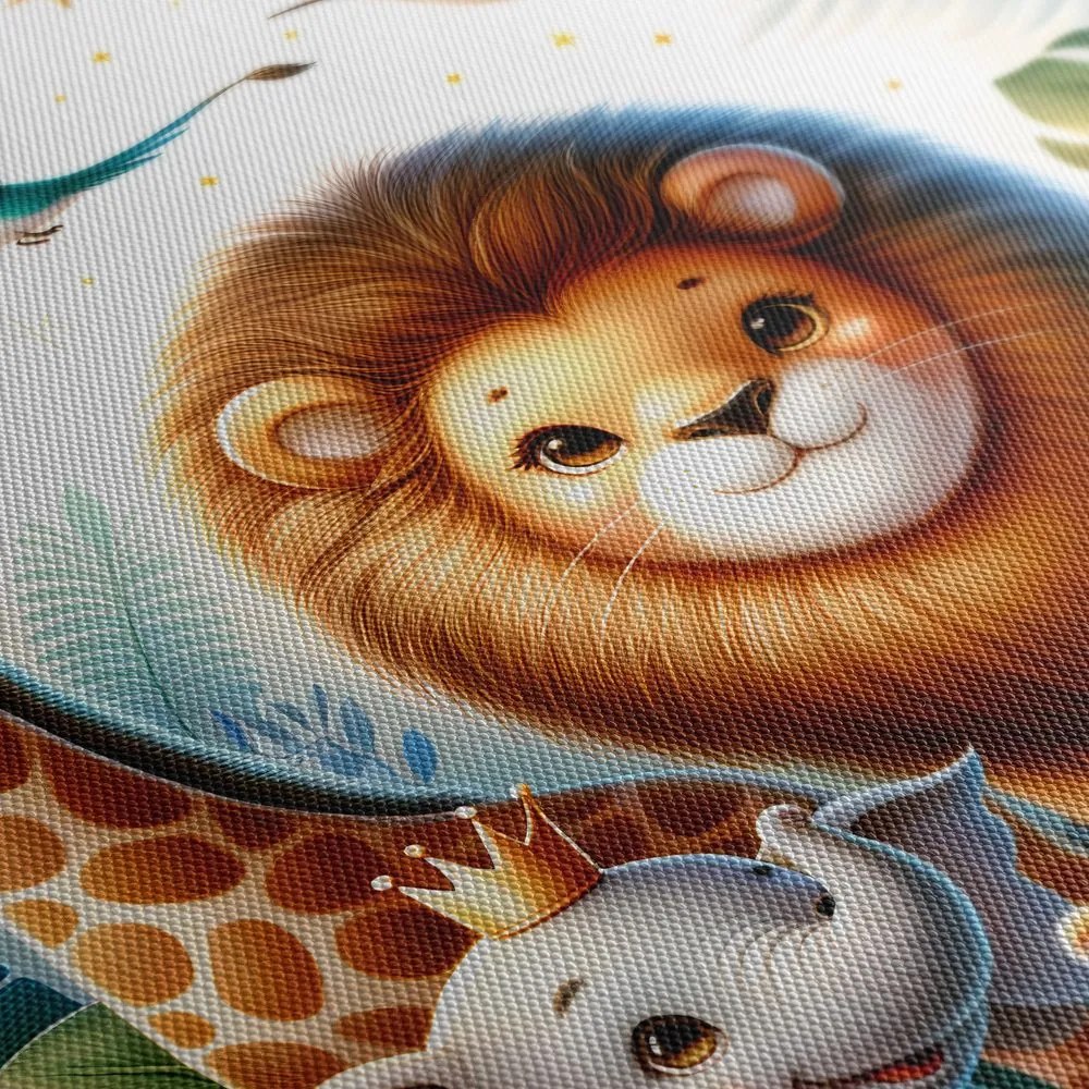 Tablou regele junglei și prietenii lui drăgălași