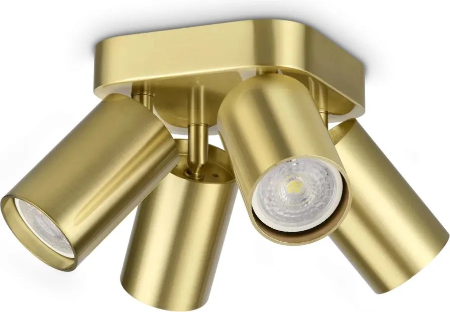 Plafoniera DYNAMITE PL4 ROUND OTTONE