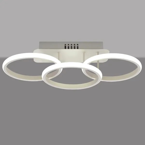 Lustră LED aplicată BARI LED/30W/230V albă