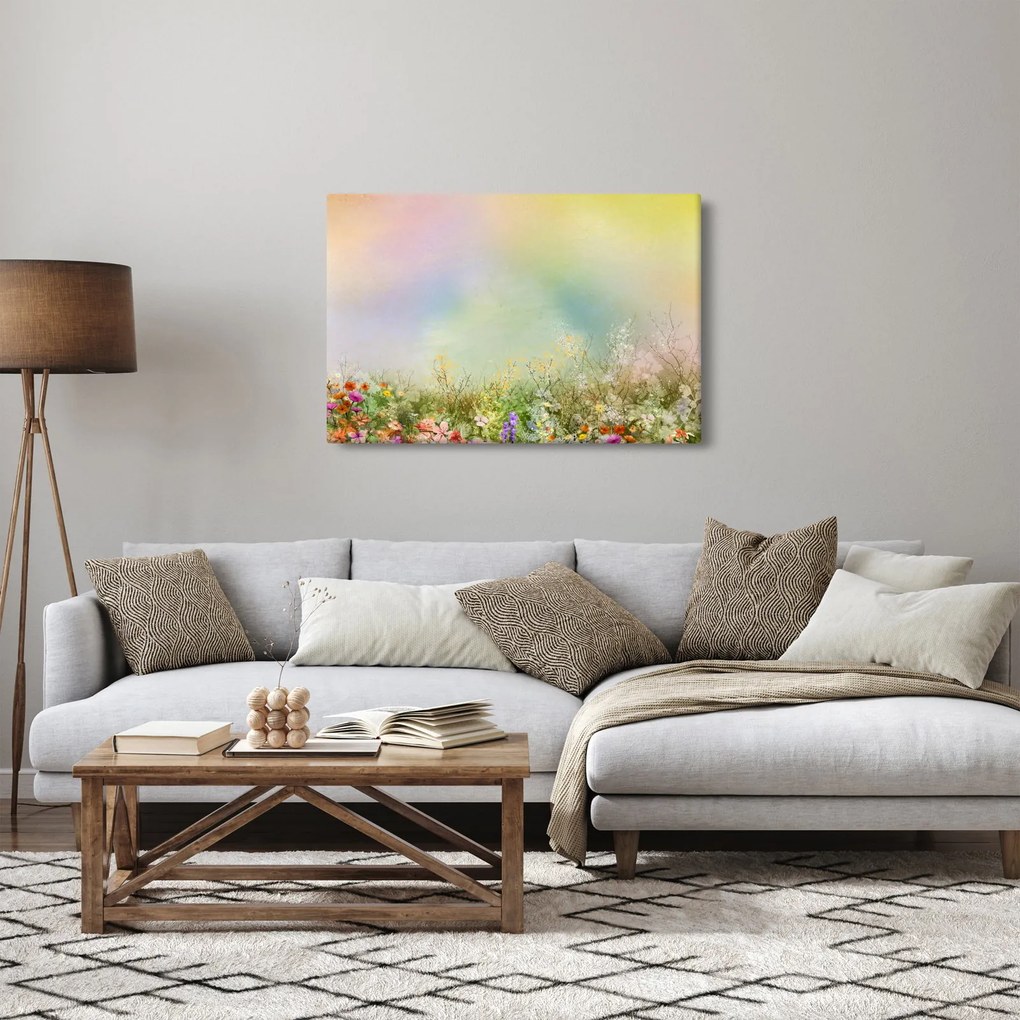 Tablou - Pajiște pictată 2 (90x60 cm)