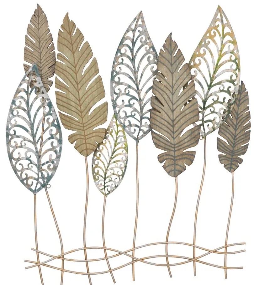 Decorațiune pentru perete Mauro Ferreti Cactus, înălțime 87 cm, motive frunze