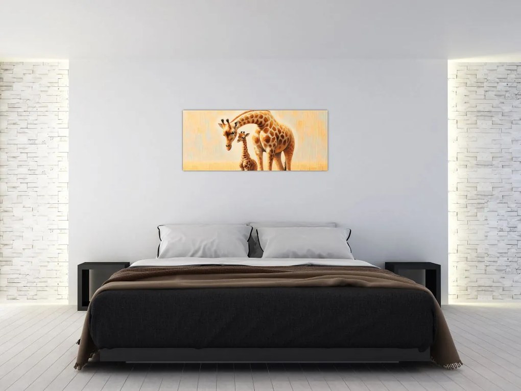 Tablou - Girafe (120x50 cm)
