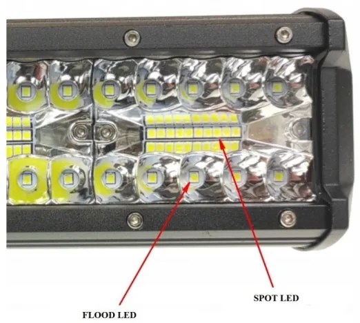 LED spot auto COMBO 120W 12-24V IP67, rezistent la apă