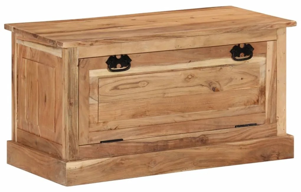 Banca de depozitare pantofi, 85x40x45 cm, lemn masiv de acacia lemn masiv de acacia