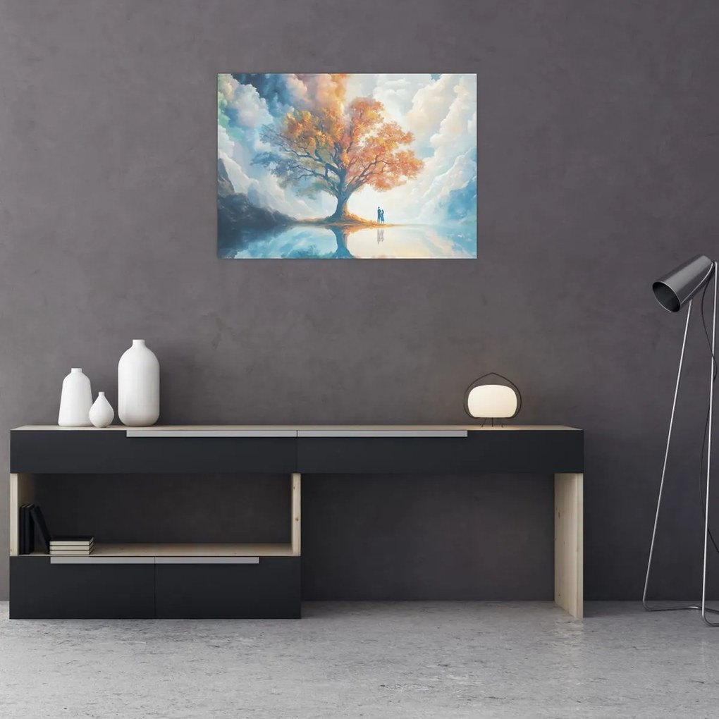 Tablou – Arborele vieții și al iubirii (70x50 cm)