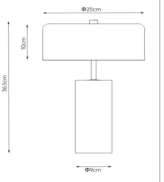 Lampă de masă Lucide 34540/03/30 MIRASOL 3xG9/7W/230V negru/auriu
