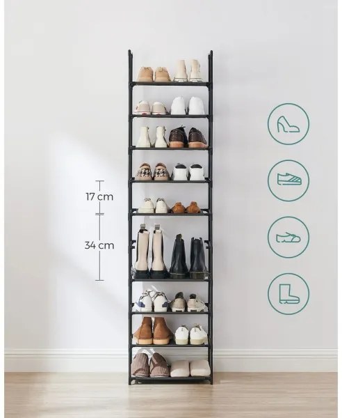 Pantofar ALVORO, negru