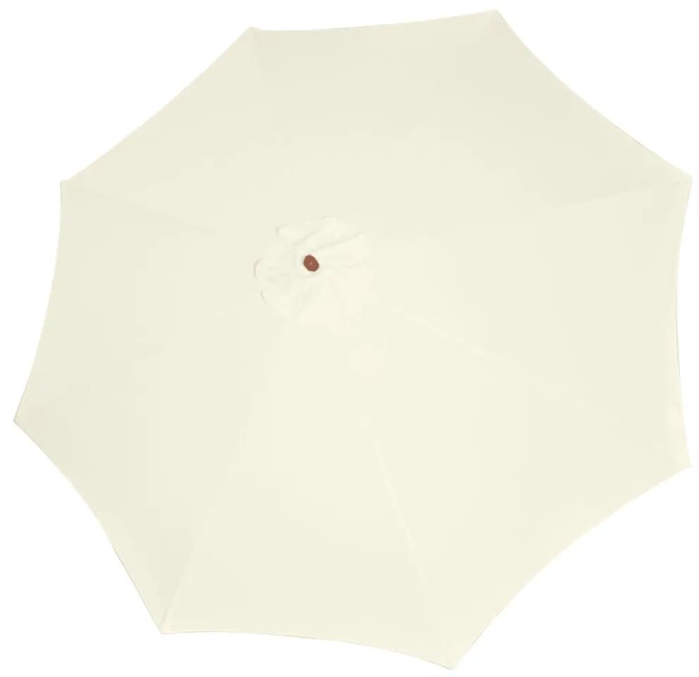 Umbrela de soare, 300 x 258 cm, alb nisipiu alb nisipiu