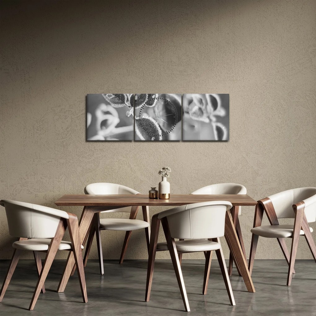 Tablou - Natura în toamnă (cu ceas) (90x30 cm)