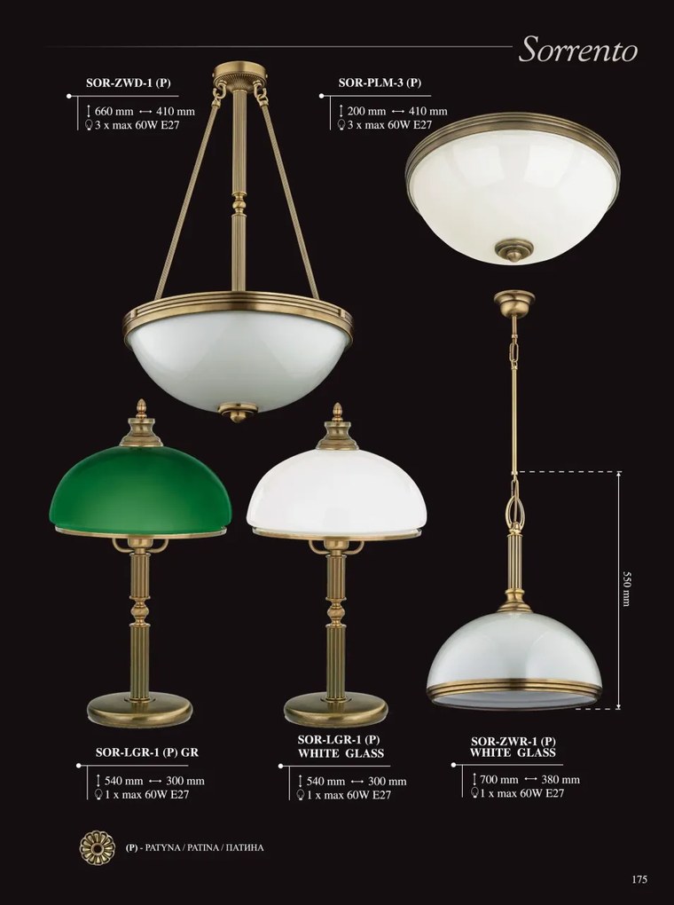 Candelabru 5 brate elegant design clasic Sorrento