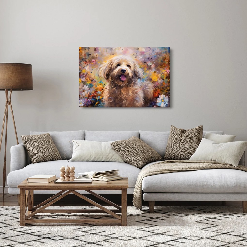 Tablou - Happy Dog II. (90x60 cm)