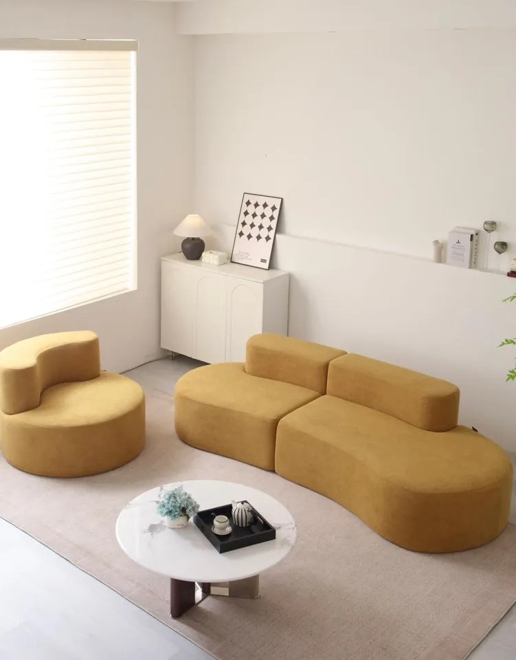 Canapea modulară din spumă cu memorie HD – 200x110x70 cm – design premium și confort inteligent (Culoare: Verde)