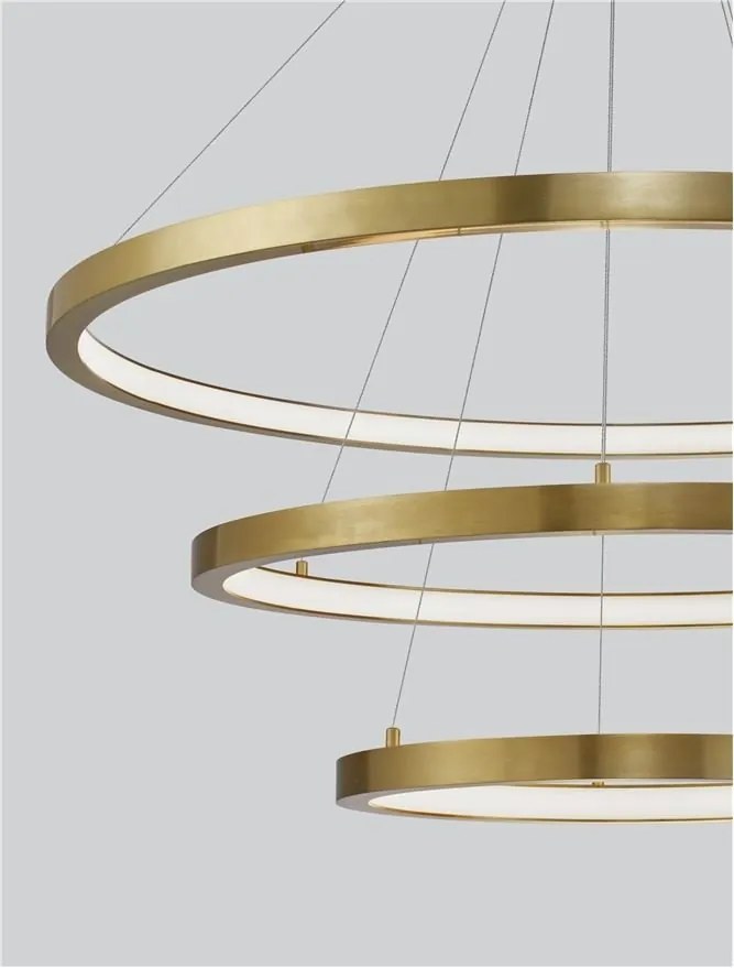 Lustra LED dimabila design circular EMPATIA D-80cm