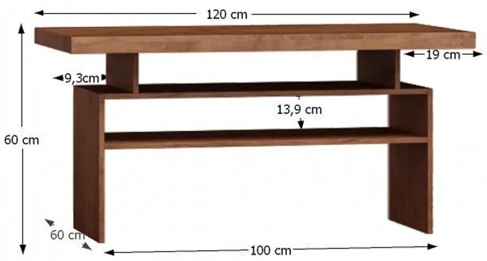 Masă de cafea Inneas 13 (arin deschis). 788404