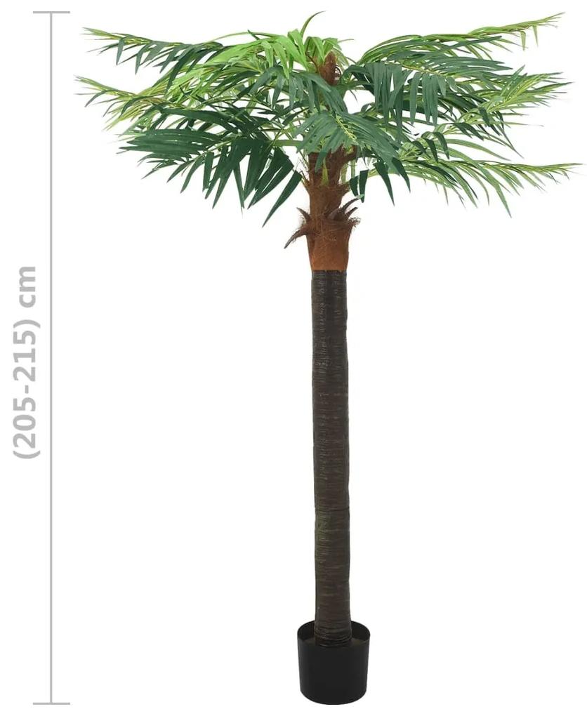 Planta artificiala palmier phoenix cu ghiveci, verde, 215 cm 1, 215 cm