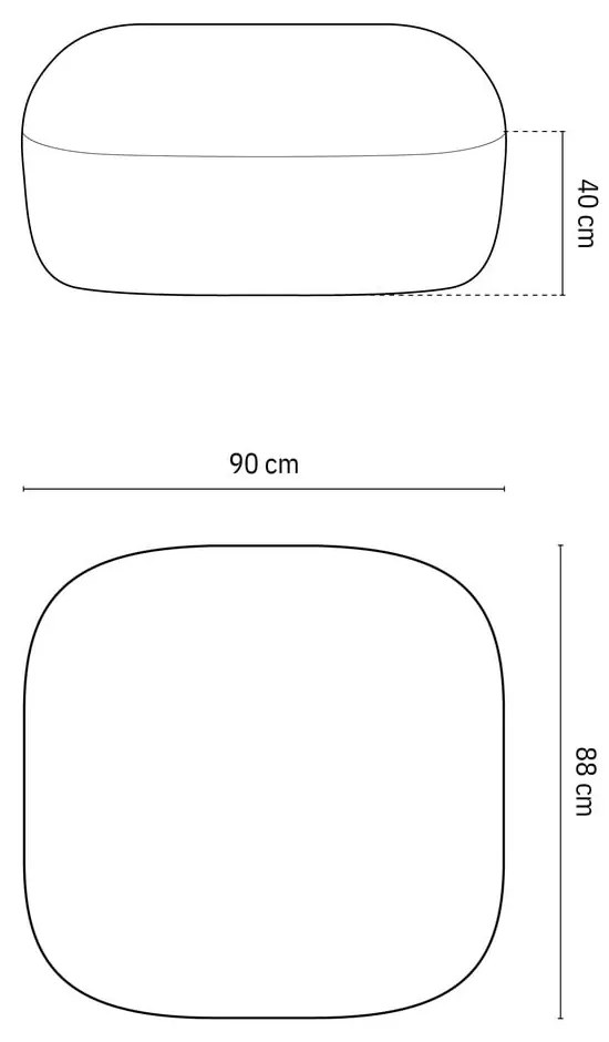 Taburet verde cu tapițerie din țesătură bouclé Jenny – Micadoni Home