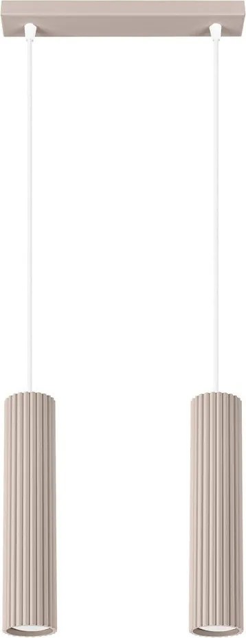 Lustră taupe din metal Gleam – Sollux