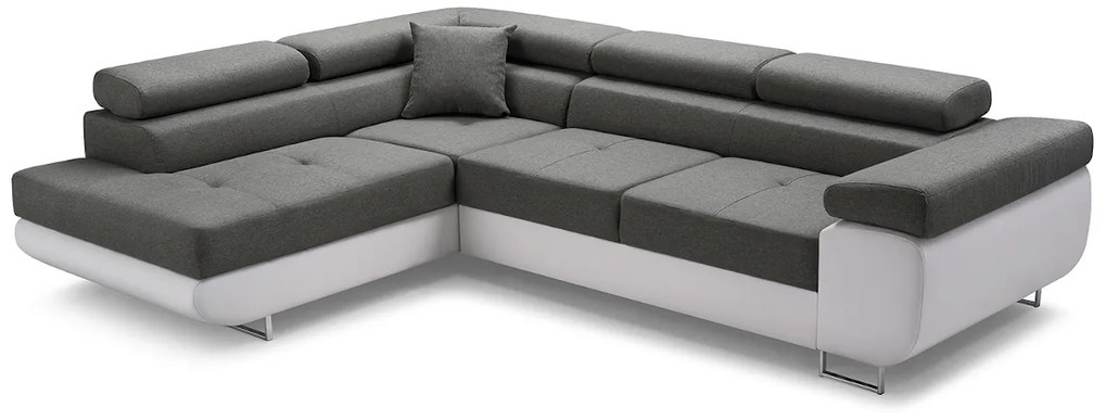 Supermobel Coltar extensibil ASTON, 273x70/85x203, sioux 1115/lux 23, colt pe dreapta